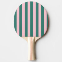 Retro Preppy Sportrand Streifen - rosa grün