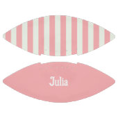 Retro Preppy Sportswear Streifen - rosa Creme Football (Paneele)