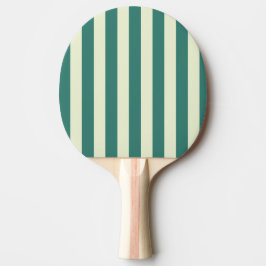 Retro Preppy Sportswear Stripes - Retro Green Tischtennis Schläger