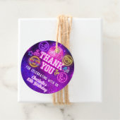 Retro Preppy Y2K Smile Faces Pink Neon Glow Party Geschenkanhänger (Beispiel)