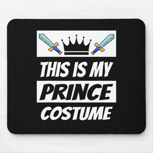 Retro Prince Costume Funny Halloween Kostüm Männer Mousepad (Vorne)