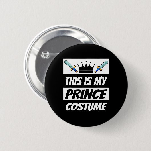 Retro Prince Costume Spaß Halloween Kostüm Männer  Button (Vorne & Hinten)