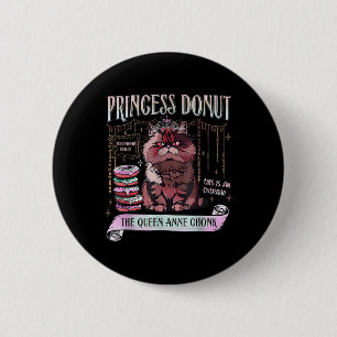 Retro Princess Donut Dungeon Crawler Carl Book Lov Button
