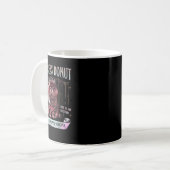 Retro Princess Donut Dungeon Crawler Carl Book Lov Kaffeetasse (Vorderseite Links)