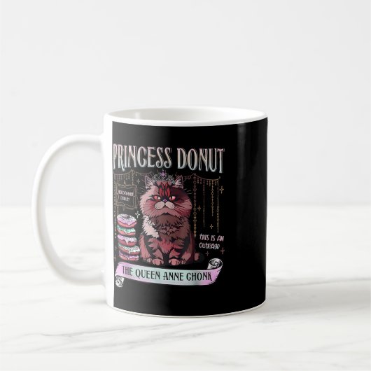 Retro Princess Donut Dungeon Crawler Carl Book Lov Kaffeetasse (Links)