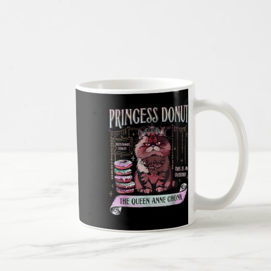 Retro Princess Donut Dungeon Crawler Carl Book Lov Kaffeetasse (Rechts)