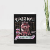 Retro Princess Donut Dungeon Crawler Carl Book Lov Karte (Vorderseite)