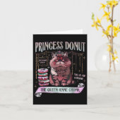 Retro Princess Donut Dungeon Crawler Carl Book Lov Karte (Gelbe Blume)