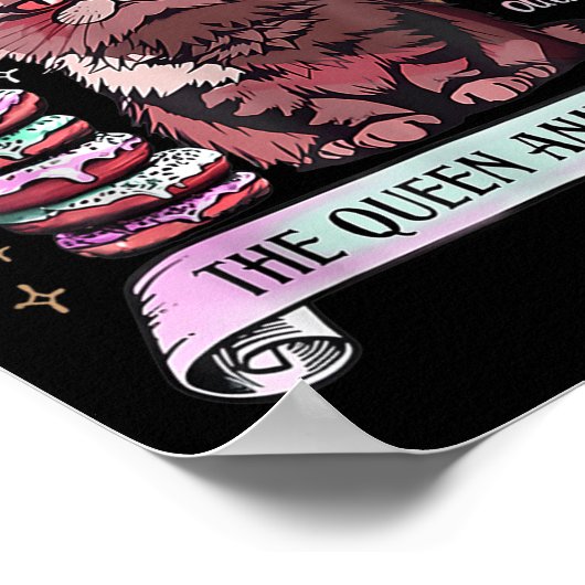 Retro Princess Donut Dungeon Crawler Carl Book Lov Poster (Ecke)