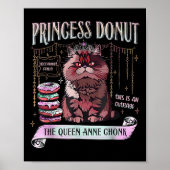 Retro Princess Donut Dungeon Crawler Carl Book Lov Poster (Vorne)