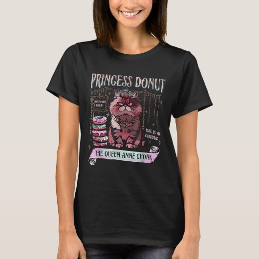 Retro Princess Donut Dungeon Crawler Carl Book Lov T-Shirt (Vorderseite)
