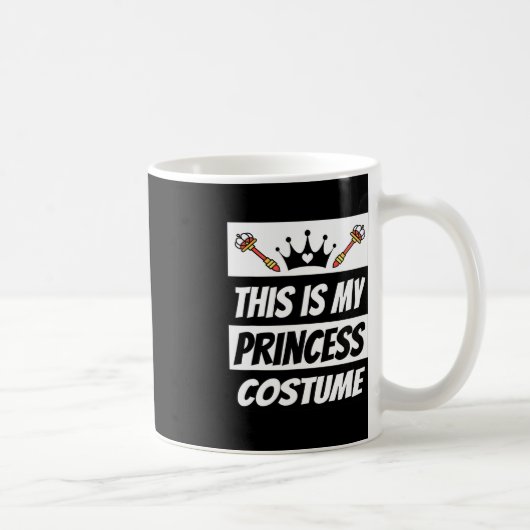 Retro Princess Halloween-Kostüm Kaffeetasse (Rechts)