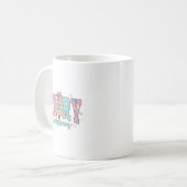 Retro Princess Security Boys Brother Birthday Vate Kaffeetasse (Vorderseite Links)