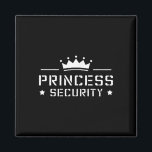 Retro Princess Security Boys Brother Birthday Vate Magnet<br><div class="desc">Retro Princess Security Boys Brother Birthday Vater & Amp; Mama</div>
