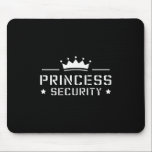 Retro Princess Security Boys Brother Birthday Vate Mousepad<br><div class="desc">Retro Princess Security Boys Brother Birthday Vater & Amp; Mama</div>