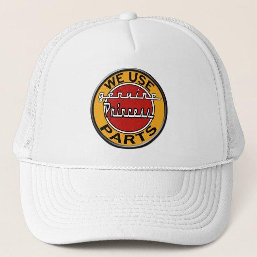 Retro Prinzessinkappe Truckerkappe (Vorderseite)