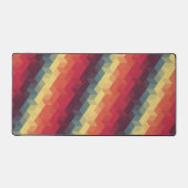 Retro Prism Tumble Desk Schreibtischunterlage (Vorderseite)