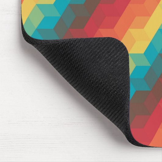 Retro Prism Tumble Mouse pad Mousepad (Ecke)