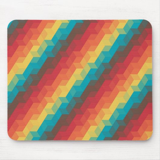 Retro Prism Tumble Mouse pad Mousepad (Vorne)