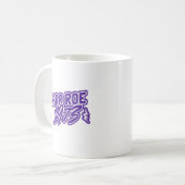 Retro Pro Roe 1973 | Frauenrechte roe / wade Cof Kaffeetasse (Vorderseite Links)