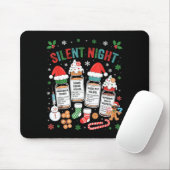 Retro Profol Silent Night Icu Nurses Funny Merry C Mousepad (Mit Mouse)