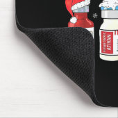 Retro Profol Silent Night Icu Nurses Funny Merry C Mousepad (Ecke)