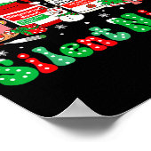 Retro Profol Silent Night Icu Nurses Funny Merry C Poster (Ecke)