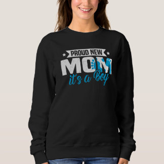 Retro Proud Junge Mutter Es ist eine männliche Ges Sweatshirt