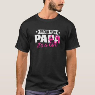 Retro Proud New Papa Es ist eine weibliche Gendero T-Shirt