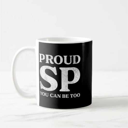 Retro Proud Sp Anti Scientology Funny Quote Idea  Kaffeetasse (Links)