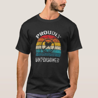 Retro Proudly Unvergiftete Antivax No Vax Anti-Vac T-Shirt