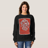 Retro Psilocybin Research Team Psychedelic Magic M Sweatshirt (Vorne ganz)