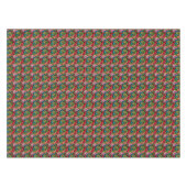 Retro Psychedelic 60er Pattern Rectangle Tischdecke (Vorderseite (Horizontal))
