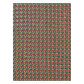 Retro Psychedelic 60er Pattern Rectangle Tischdecke (Vorderseite)