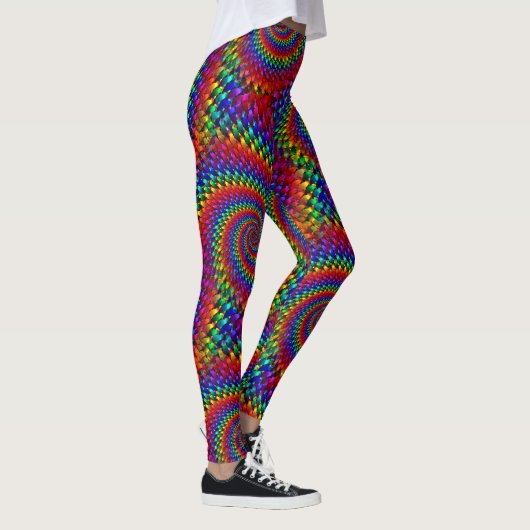 Retro Psychedelic 70 Leggings (Rechts)