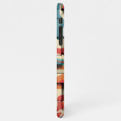 Retro Psychedelic Blocks _ iphone case iPhone Hülle (Linke Seite)