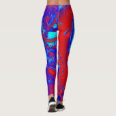 Retro Psychedelic Crazyness Leggings (Rückseite)