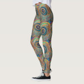Retro Psychedelic gemustert Leggings (Links)
