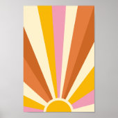 Retro Psychedelic Groovy Colorful Poster (Vorne)