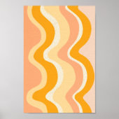 Retro Psychedelic Groovy Colorful Poster (Vorne)