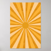 Retro Psychedelic Groovy Colorful Poster (Vorne)