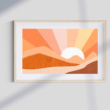 Retro Psychedelic Groovy Colorful Poster