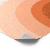 Retro Psychedelic Groovy Colorful Poster (Ecke)