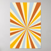 Retro Psychedelic Groovy Colorful Poster (Vorne)