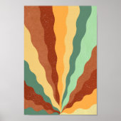Retro Psychedelic Groovy Colorful Poster (Vorne)
