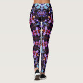 Retro Psychedelic Mandala Trippy Hippie Boho Chic Leggings (Rückseite)