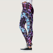 Retro Psychedelic Mandala Trippy Hippie Boho Chic Leggings (Links)