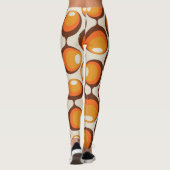 Retro Psychedelic Mandala Yoga Pants farbenfroh Leggings (Rückseite)