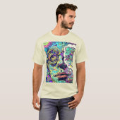 Retro Psychedelic T-Shirt (Vorne ganz)
