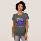 Retro Psychedelic Toad Jam Mushroom Snails T-Shirt (Vorne ganz)
